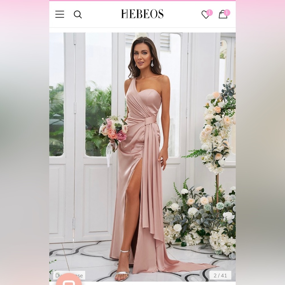 Bridesmaid/mother of the bride dress size 6 Never worn.  Non-smoking, pet free.